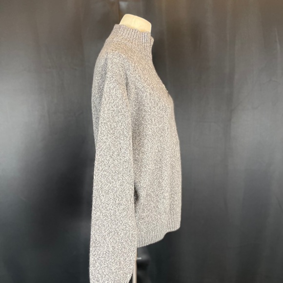 Daniele Blasi gray 1/4 zip wool sweater - Picture 3 of 12